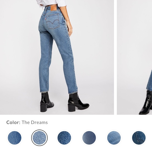 Levi's WEDGIE Premium High Rise Jeans - Picture 1 of 5